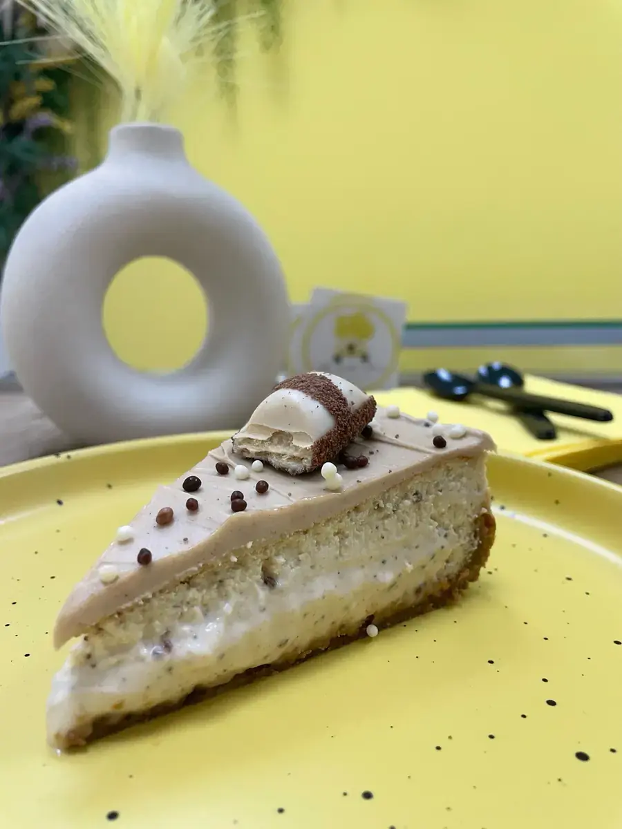 Cheesecake Kinder artesanal de La Tart-Ana en Pinoso, Alicante