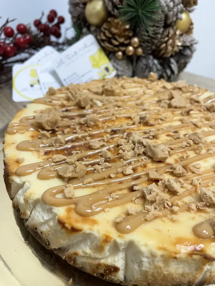 Cheesecake de turrón blando de almendras artesanal en Pinoso