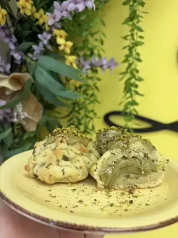 Cookie de pistacho artesanal de La Tart-Ana en Pinoso