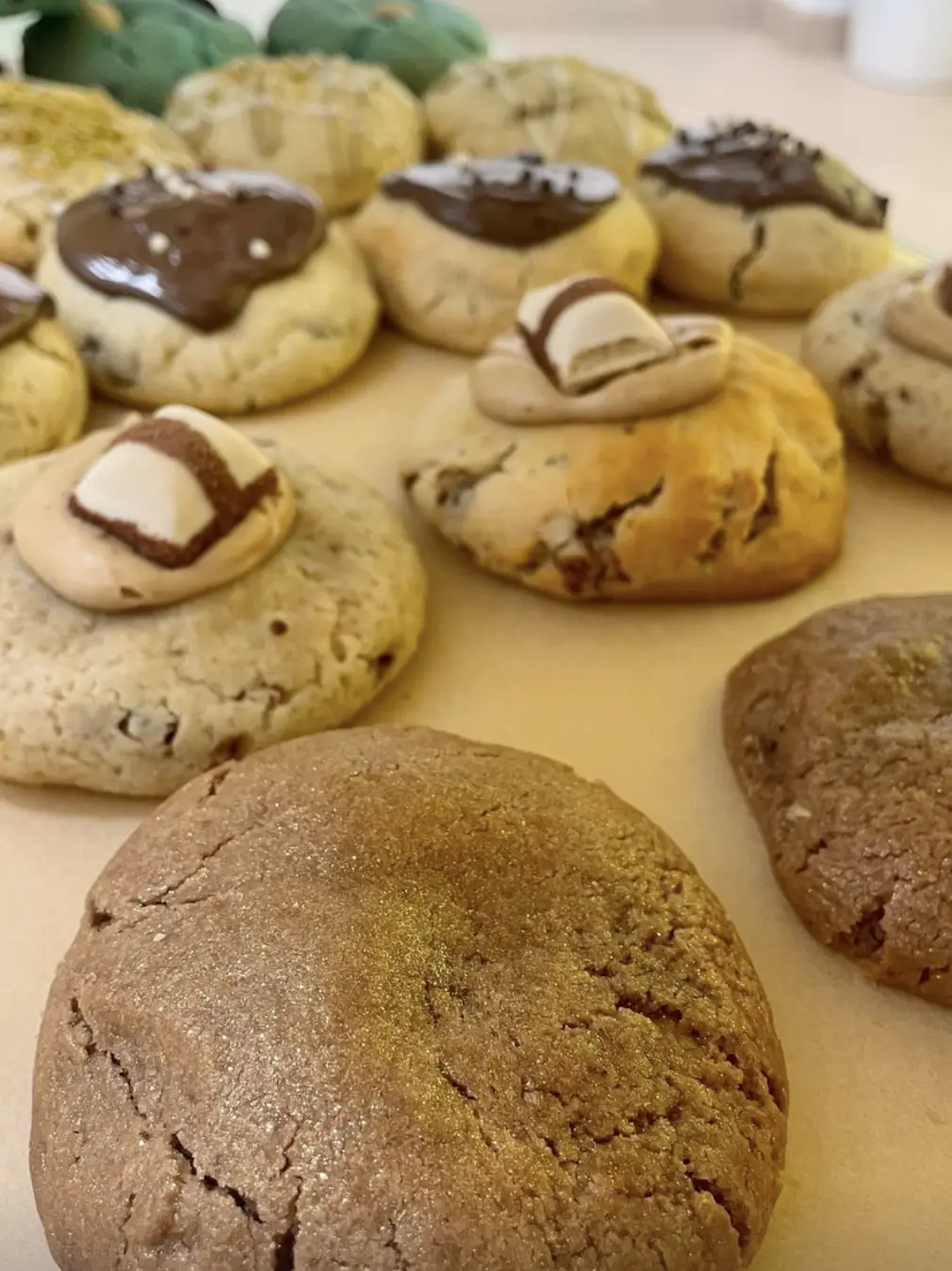 Cookies recién horneadas