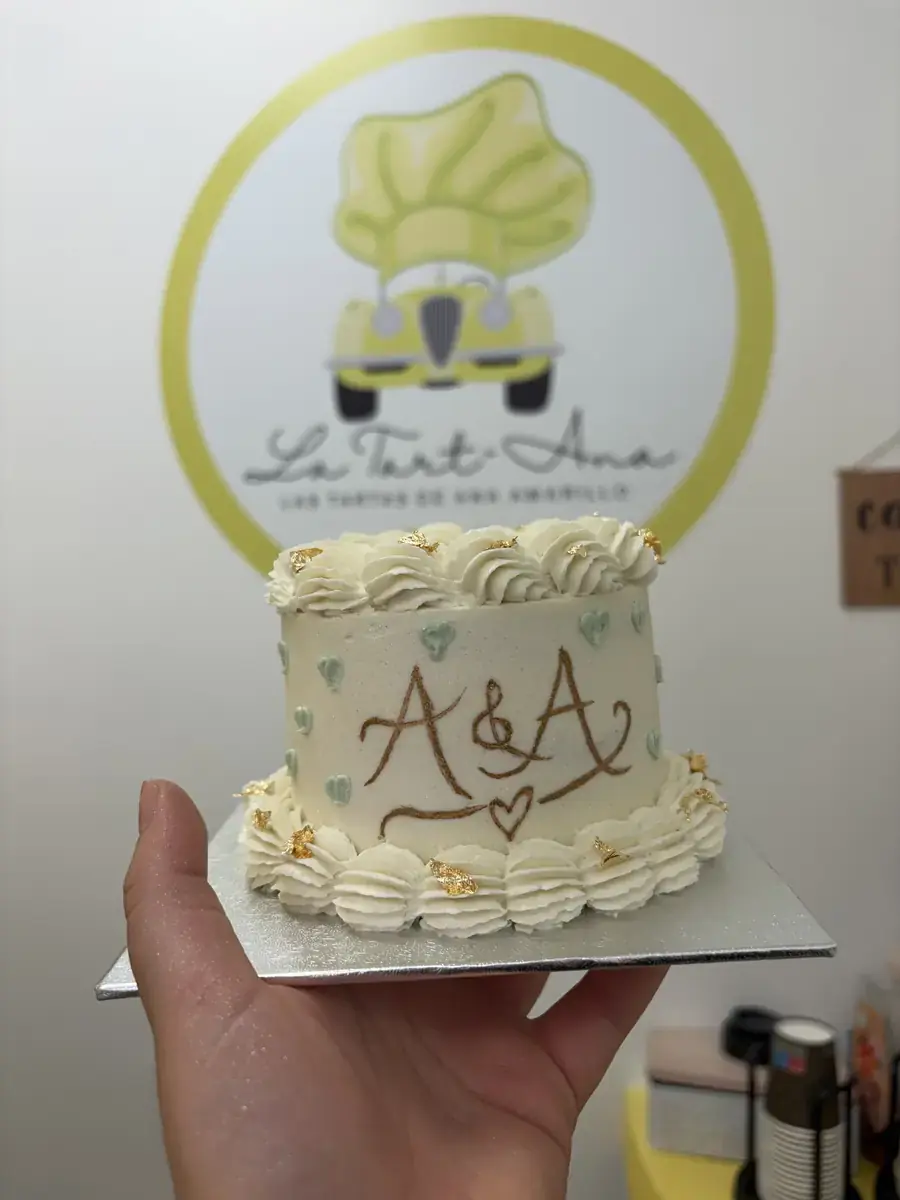 Tarta personalizada mini vintage artesanal Pinoso
